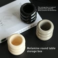 thumbnail image 3 of Storage Case Pencil Box Desk Stand Round Smooth Surface Long-lasting Convenience Multipurpose Exquisite Home Supplies Black Three Layers, 3 of 9