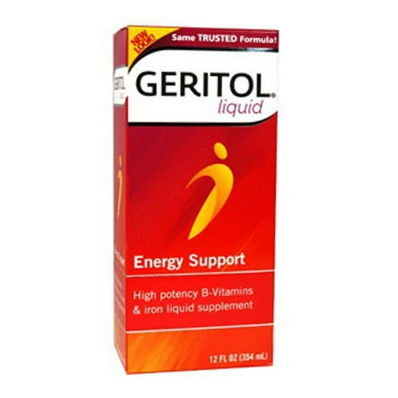 Geritol With Ferrex Tonic, High Potency Vitamin And Iron Supplement - 12 Oz, 3 Pack