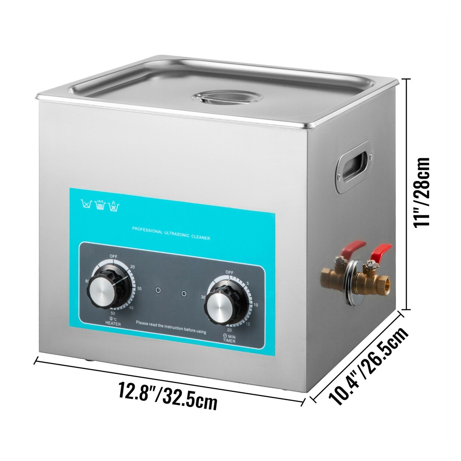 Electric Knob Ultrasonic Cleaner 2L 3L 6L 10L 15L 22L 30L Portable Washing Machine Lave-Dishes Ultrasound Home Appliance ,Strong Cleaning