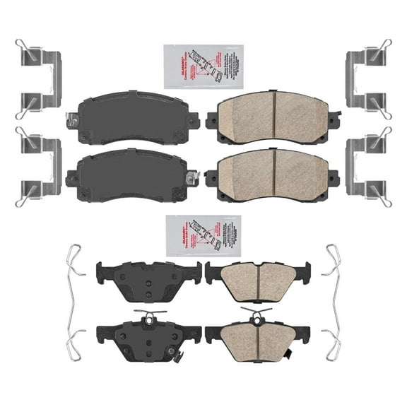 For Subaru Forester 2019-2022 AmeriPro Premium Ceramic Disc Brake Pads Hardware