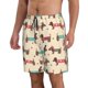 thumbnail image 2 of Balery Dachshund Dog Puppy Traje de Baño Estilo Hawaiano para Hombre, Shorts de Secado Rápido con Bolsillos-Medium, 2 of 6