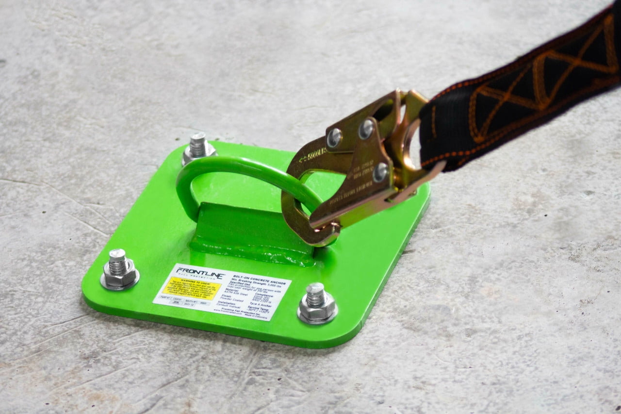 Frontline COP01 Concrete and Steel D-Ring Reusable Anchor Plate