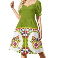 thumbnail image 4 of AUTISMO - ACEPTAR ENTENDER AMOR Vestido de manga corta trajes de playa para mujeres Ropa femenina vestidos de fiesta mujeres, 4 of 8