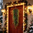 thumbnail image 5 of Clearance Under $3, Artificial Teardrop Swag Hanging Greenery Faux Pine and Cedar Accent with Cones for Front Door Mantel and Window Decor, 61cm(C), 5 of 5