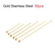 thumbnail image 1 of 50-200 unids/lote 16 20 25 30 40 50 mm alfileres de cabeza de bola de Metal dorado para hacer joyería Diy alfileres de cabeza hallazgos Dia 0,5mm suministros Tan Jianjun unisex, 1 of 2