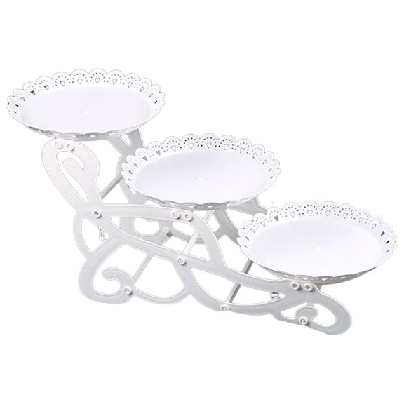 YongCo Cake Stand 3 Tiers Serving Tray for Dessert Cookie Display Wedding Party Decor