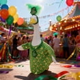 thumbnail image 5 of St. Patrick's Day 23-Inch Porch Goose Outfit Green Shamrocks Theme Goose Outfits, Yard Goose Costume Set for Outdoor Decoration, Holiday Lawn Festive Irish Decor, 5 of 5