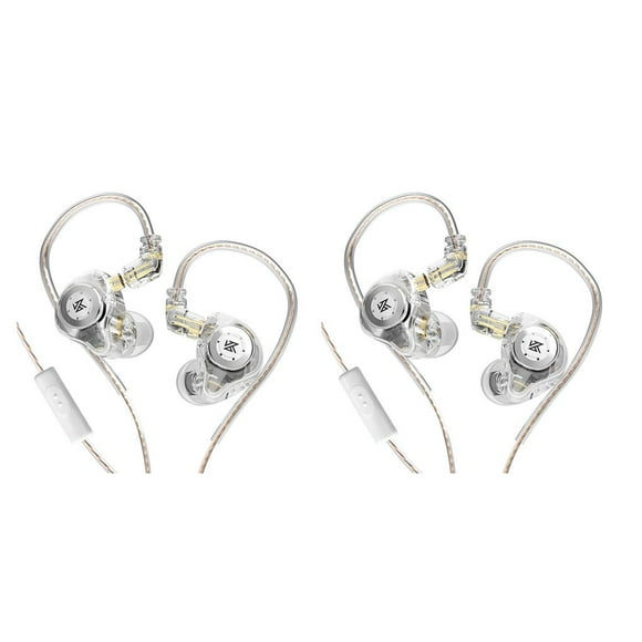 Methold Auriculares con cable KZ para correr, Fitness, cancelación de ruido, auriculares desmontables, auriculares ergonómicos para tableta, conector Type4 NO4