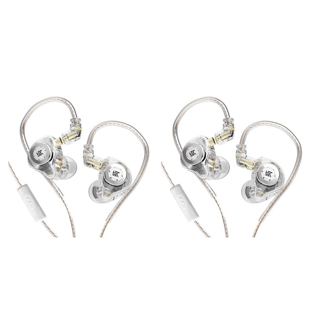 Methold Auriculares con cable KZ para correr, Fitness, cancelación de ruido, auriculares desmontables, auriculares ergonómicos para tableta, conector Type4 NO4