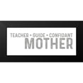 thumbnail image 2 of Reed, Tara 18x10 Black Modern Framed Museum Art Print Titled - Mother Sentiments panel II-Teacher, 2 of 5