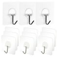 thumbnail image 4 of 20pcs gancho de pared de gancho auto adhesivo, 4 of 6