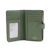 Kate Spade New York Lena Pebbled Leather Medium Bifold Wallet (Romaine ...