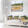 thumbnail image 3 of Designart Chromatic Morning Glory Pool - Landscape Photography Throw Pillow - 16x16, 3 of 5