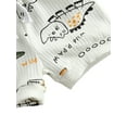 thumbnail image 4 of 2Pcs Newborn Baby Boy Summer Clothes Dinosaur Printed Ribbed Tank Top Shorts Set 3-6 Months 3M 6M 12M 18M 24M, 4 of 7