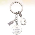 thumbnail image 6 of Toddmomy 1Set Fathers Day Keyrings Cute Key Chain Style for Dad Graduation Present, 6 of 8