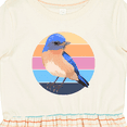 thumbnail image 4 of Inktastic Bluebird Bird Lover Birdwatcher Girls Toddler Dress, 4 of 5
