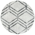 thumbnail image 2 of SAFAVIEH Adirondack Bailey Geometric Area Rug, Ivory/Grey, 6' x 6' Round, 2 of 9