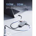 thumbnail image 4 of Estación de acoplamiento Inateck HDMI 4K 60Hz USB-C 10 en 1 Hub 100W PD, 4 of 7