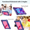 thumbnail image 4 of Kebiory Case for Urao C107/Jeazans OC101/C107 Android 14 Tablet 10.1 Inch 2024,Hybrid Kids Friendly with Stand Cover for HiGrace C107/ZOFYWNAS C107/Freeski C107 Tablet 10.1 inch(2XNavy/Pink), 4 of 6
