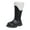 A, variant on Girls Fuzzy Knee High Boots Kids Faux Furry Lined Boots Winter Warm Mid Calf Riding Booties for Toddler