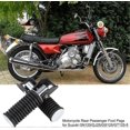 thumbnail image 2 of Jinyi Cycle Foot Pegs, Alloy + Rubber P Of Cycle Passenr Foot Pegs Pedal Footrest For Gn125/qj25/gs125/gt125-5(1 P, Bl, 2 of 5