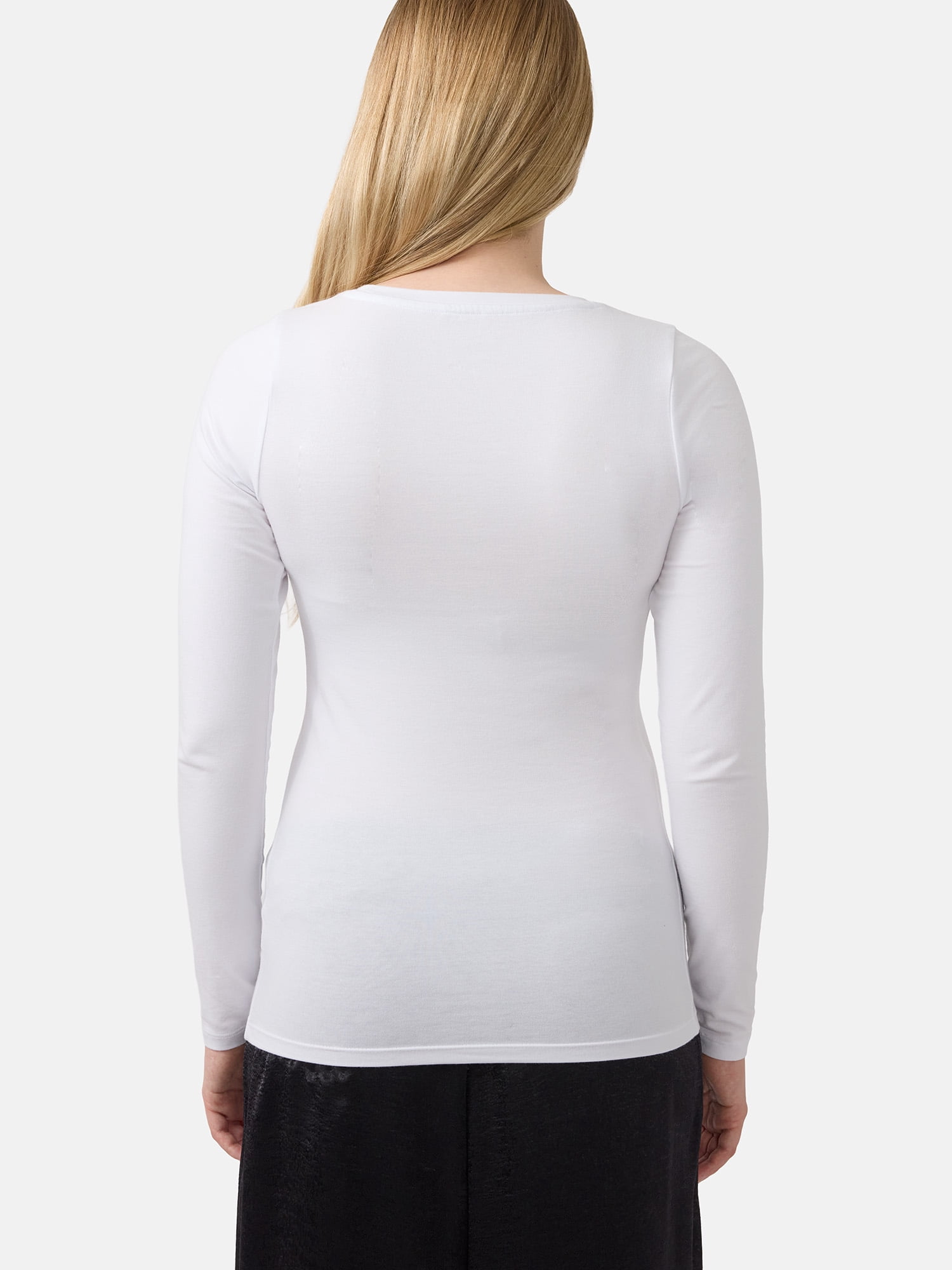 Ingrid & Isabel For Every Belly Women's Maternity Scoop Tee with Long Sleeves, Sizes S-XXL