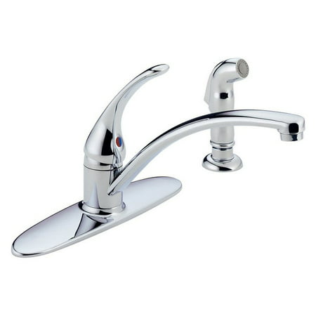 Delta Foundations: Single Handle Kitchen Faucet with