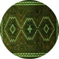 thumbnail image 1 of Ahgly Company Indoor Round Persian Green Traditional Area Rugs, 7' Round, 1 of 1