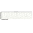 thumbnail image 3 of Ambesonne Abstract Fabric by the Yard Upholstery, Geometric Modern Trellis, 2 Yards, Sand Brown White, 3 of 5