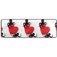 thumbnail image 5 of SKYSONIC 2'X6' Lovers Octopus Heart Runner Rug with Rubber Backing, Happy Valentines Day Non Slip Entryway Rug Runner Washable Soft Area Rug Carpet for Hallway Bedroom Kitchen Decor, 5 of 6