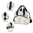 thumbnail image 3 of FORMRS Reusable Lunch Bag for Work School Leakproof Insulated Cooler with Adjustable Shoulder Strap, Beige Rabbits and Carrots, 3 of 6