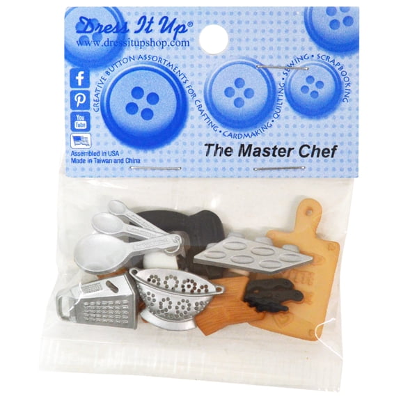 Dress It Up Embellishments-The Master Chef
