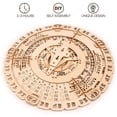 thumbnail image 2 of Wood Trick 3D Mayan Wall Calendar Wooden Mechanical Self Building Puzzle Kit, 2 of 6