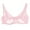 08#Pink, variant on Women's Sexy Lace Push Up Plus Size Bra Sheer Balconette Underwire Unlined Beige 36