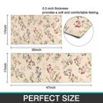 thumbnail image 7 of Pioneer Flower Floral Print Pattern Kitchen Rugs Sets Of 2,Anti Fatigue Kitchen Mat Rugs Non Slip Washable,Decorative Kitchen Floor Mats for Kitchen,Sink,Laundry,17"x30"+17"x47", 7 of 7
