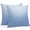 Light Blue, variant on Boho Floral Throw Pillow Covers 24x24 Inch Set of 2, Spring Vintage Abstract Art Flowers Waterproof Outdoor Pillow Covers, Decorative Cushion Pillowcases for Couch, Sofa, Bed, Garden, Patio