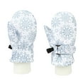 thumbnail image 2 of Kids Mittens Toddler Winter Gloves Warterproof Breathable Windproof Skiing Snowboarding for Boys Girls,Light BlueM, 2 of 4