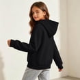 thumbnail image 3 of Abcomgle Girls Hoodies Size 10-12 Cute Preppy Hooded Sweatshirts for Girls Fleece Long Sleeve Girls Pullover Sweatshirt Lightweight Winter Sweaters for Teen Girls, 3 of 8