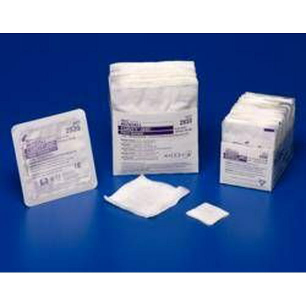 Curity AMD Antimicrobial Gauze Sponge 4'' x 4'', 12Ply Sterile, 2s in