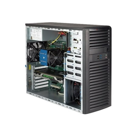 Supermicro SYS-5039C-T Processor & Workstation Barebone Midi-Toren Zwart Intel C246 LGA