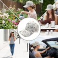 thumbnail image 7 of Hsqqdc Lace Rhinestone Baseball Cap, Bow-knot Butterfly Adjustable Sun Protection Hat, 7 of 7