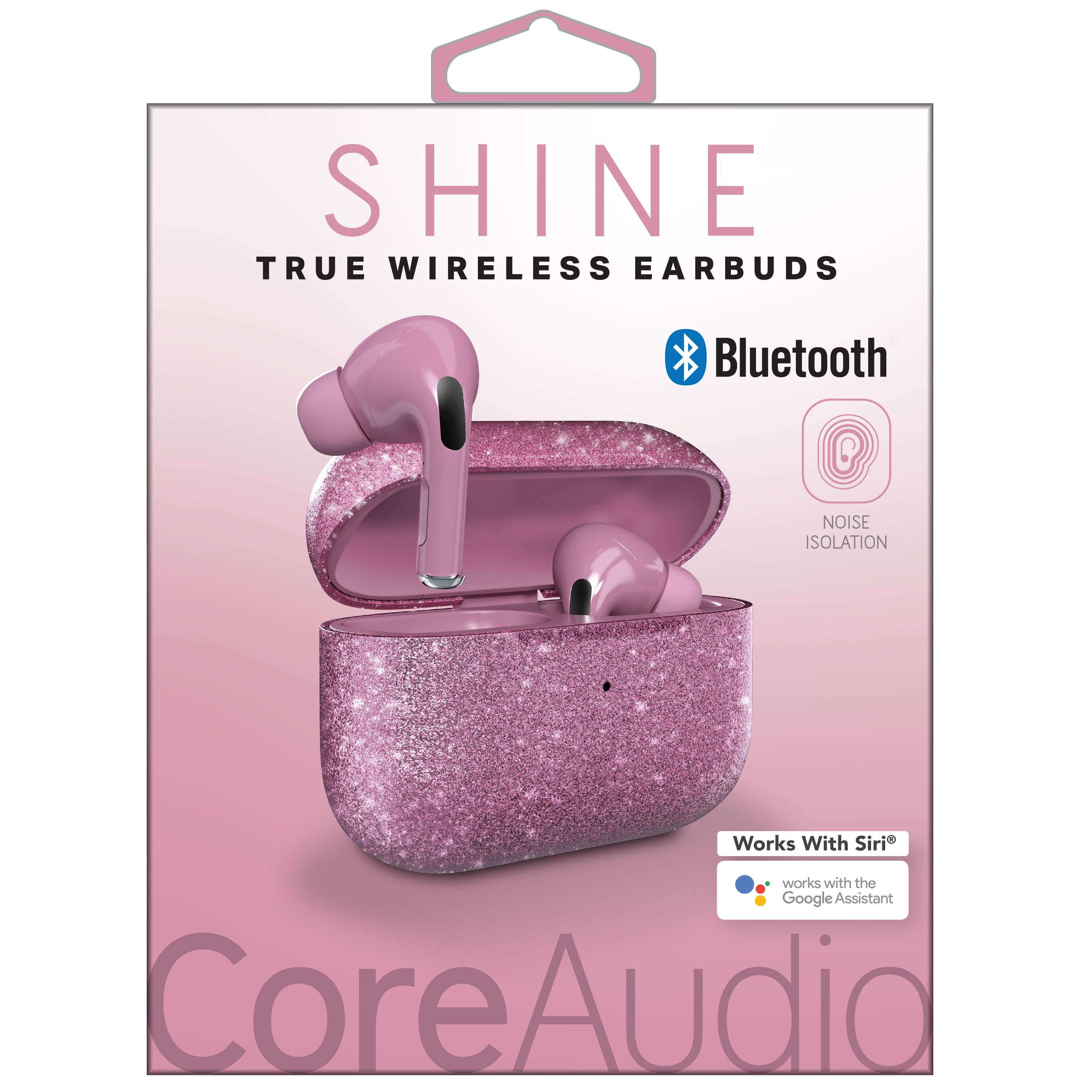 CoreAudio Phoenix Noise Isolation True Wireless Bluetooth in Ear Headphones, Rose Gold