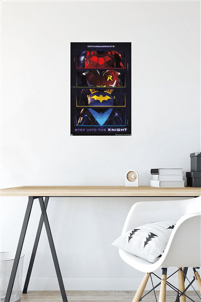 DC Comics Gotham Knights - Chest Emblems Wall Poster, 14.725" x 22.375"
