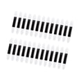 thumbnail image 5 of Cepillo de sombra de ojos de esponja de doble punta desechable de 100 Uds., Aplicadores de sombra de ojos con punta, cepillos cosméticos, 5 of 5