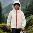 thumbnail image 4 of MexChoioe Kids Hooded Windbreaker Full Zip Long Sleeve Outerwear with Zipper Pockets Trendy Athletic Camping Weekend Jacket for Boys, 4 of 7