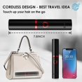 thumbnail image 5 of Plancha de pelo inalámbrica recargable USB-C 2 en 1, mini plancha con placas de cerámica, tamaño viaje., 5 of 5