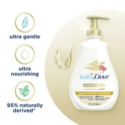 (3 pack) Baby Dove Sensitive Baby Wash For Baby Bath Time Melanin-rich Skin Nourishment Tear-Free And Hypoallergenic ,13 fl oz