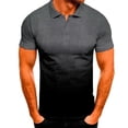 thumbnail image 1 of Camiseta de hombre Nikou Cuello vuelto transpirable Gris oscuro XXL, 1 of 12