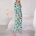 thumbnail image 3 of Fotbe Winter Skiing Penguin Conjunto de Pijama de Manga Larga para Mujer con Estampado, Ropa de Dormir de 2 Piezas, Conjunto de Casa Suave y Cómodo con Bolsillos-XX-Large, 3 of 7