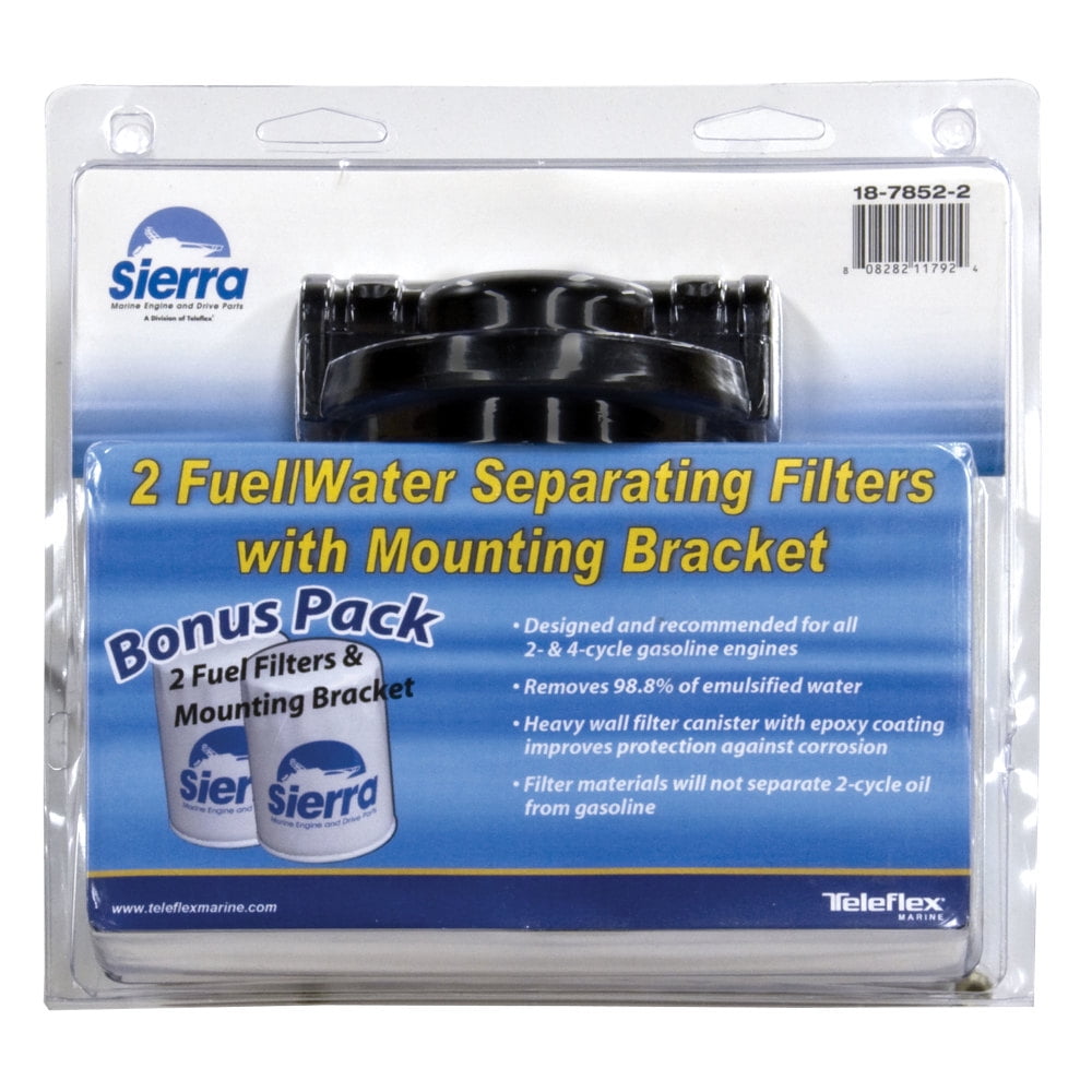 Sierra 1879822 10 Micron Fuel / Water Separator Kit Bonus Pack 18